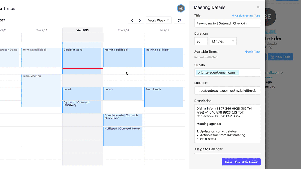 Share availability from anywhere